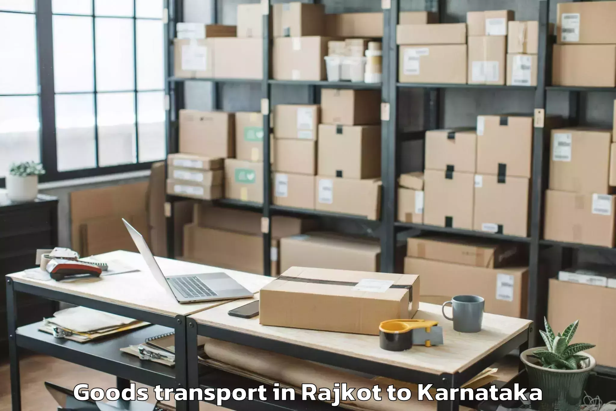 Top Rajkot to University Of Mysore Mysore Goods Transport Available